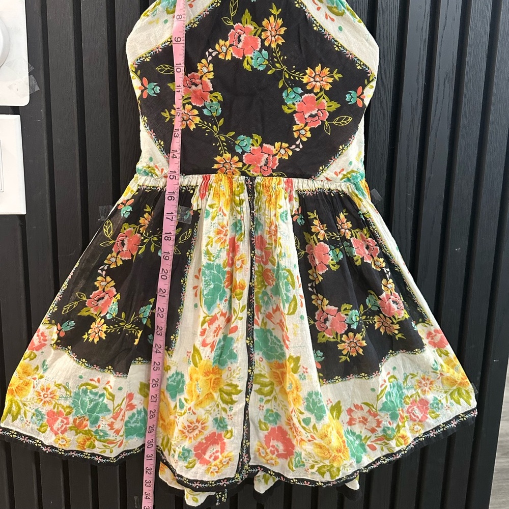 Ecote Black and Green Halter Sundress - Picture 5 of 12